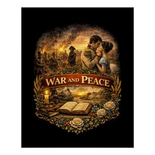 Póster Guerra e Paz