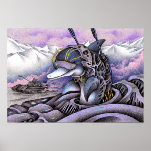 Poster Guerra Golfinhos Militares