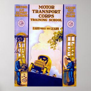 Poster Guerra mundial 1. do vintage do ~ do corpo do
