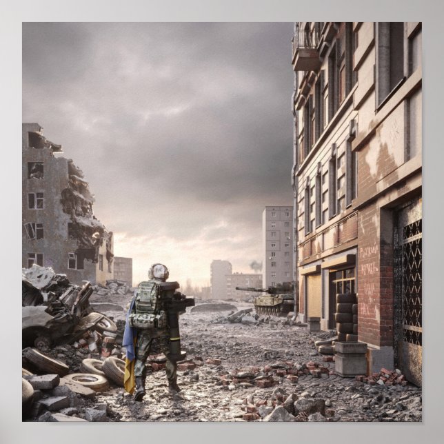 Poster Guerra na Ucrânia (Frente)