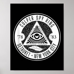 Poster Guerra Revolucionária do Anel de Espionagem Culper
