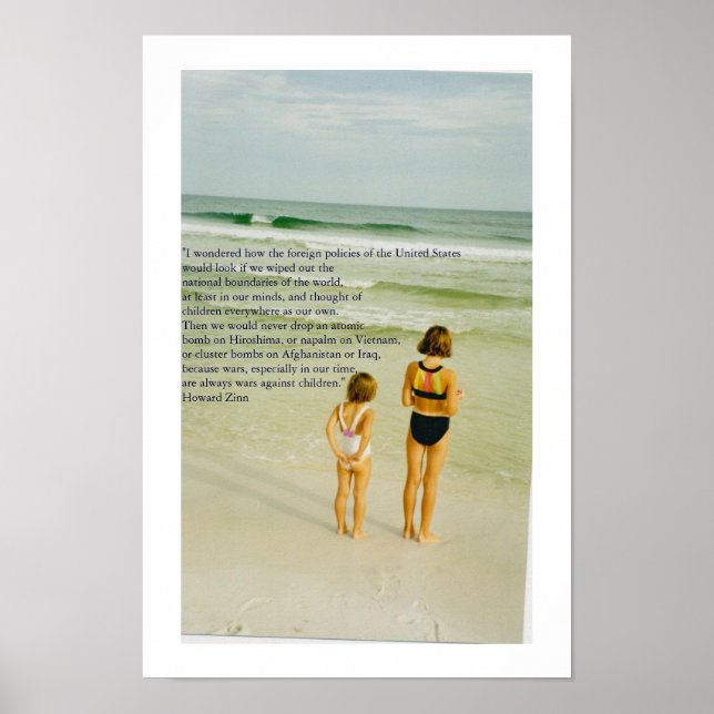 Póster guerras contra crianças (Frente)