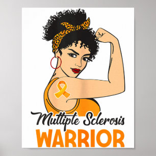 Poster Guerreira da Conscientização da Esclerose Múltipla