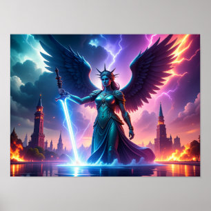 Poster Guerreira da Liberdade pela Democracia nos EUA Sen