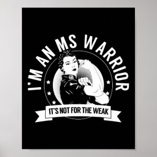 Poster Guerreira Nftw Sclerose Múltipla Sensibilização Sr