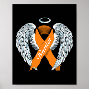 Poster Guerreiro Da Consciência Laranja Fita E Anjo