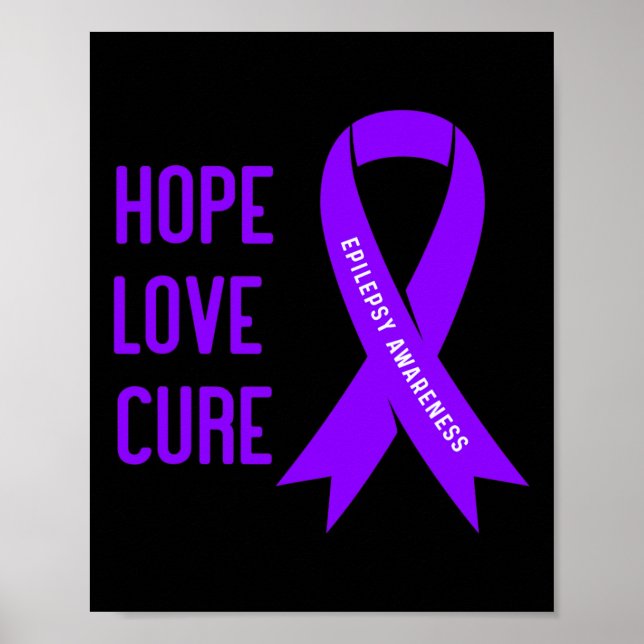 Poster Guerreiro da Epilepsia - Conscientização da Epilep (Frente)