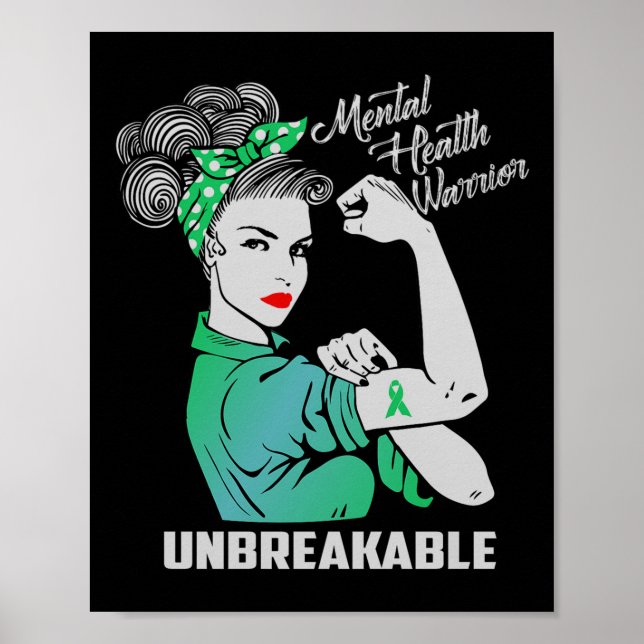 Poster Guerreiro da Saúde Mental Inseparável - Monte de C (Frente)