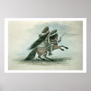 Poster Guerreiro da Tribo Crow (c/c no papel)