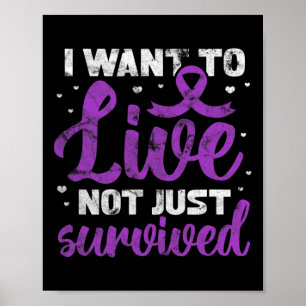 Poster Guerreiro De Fibromialgia Eu Quero Viver Não Apena