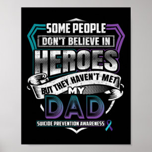 Poster Guerreiro de Prevenção ao Suicídio - Eu Visto Roxo