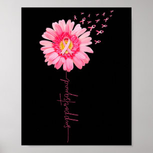 Poster Guerreiro do Cancer de Mama Pia de Girassol