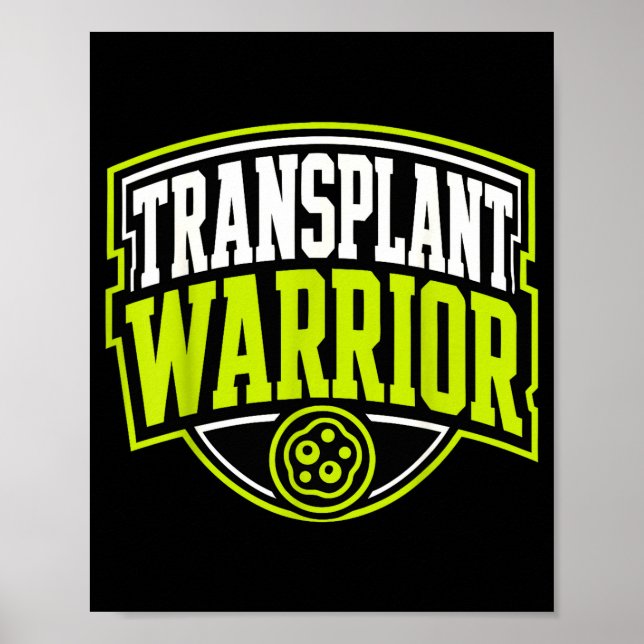 Poster guerreiro do transplante de células-tronco  (Frente)