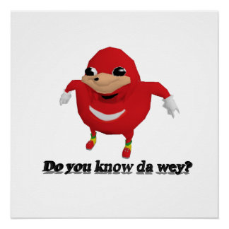 Póster Guerreiro do Uganda Knuckles