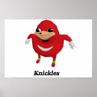 Poster Guerreiro do Uganda Knuckles