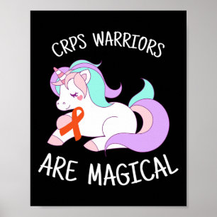 Poster Guerreiro Do Unicorn Crps Sensibilização Do Rsd Cr