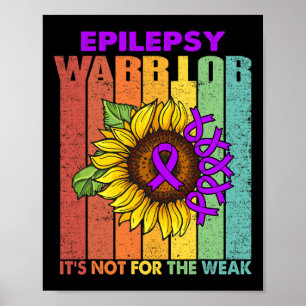 Poster Guerreiro Epilepsia Não é para os fracos