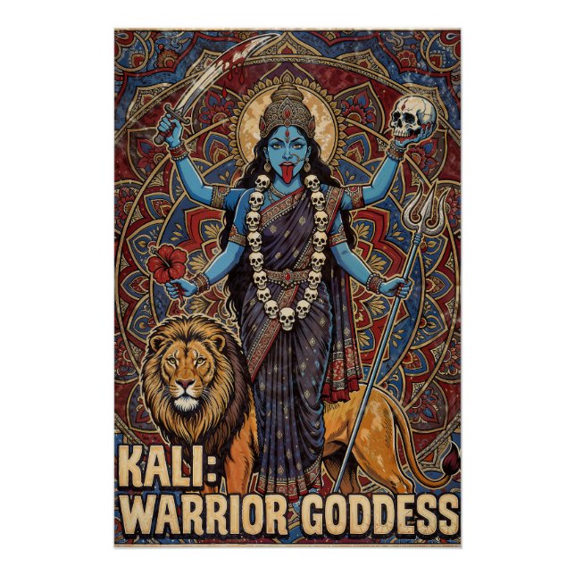 Póster Guerreiro Kali (Frente)