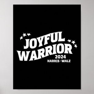 Poster Guerreiro Kamala Harris Tim Walz Walz 2024 2
