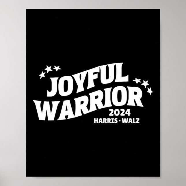 Poster Guerreiro Kamala Harris Tim Walz Walz 2024 2 (Frente)