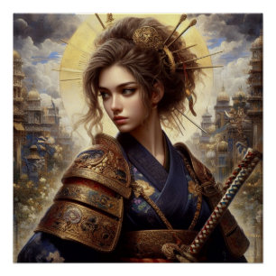 Póster Guerreiro medieval