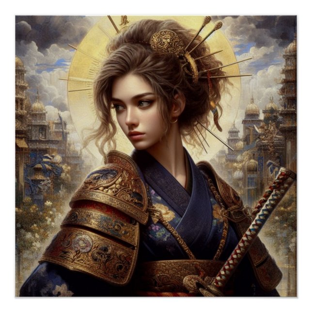 Póster Guerreiro medieval (Frente)