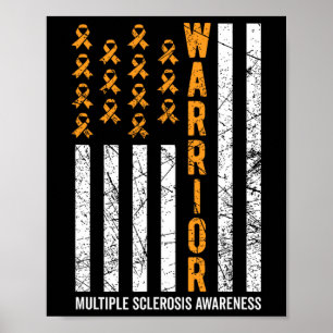 Poster Guerreiro Para Mulheres E Homens Com Esclerose Múl