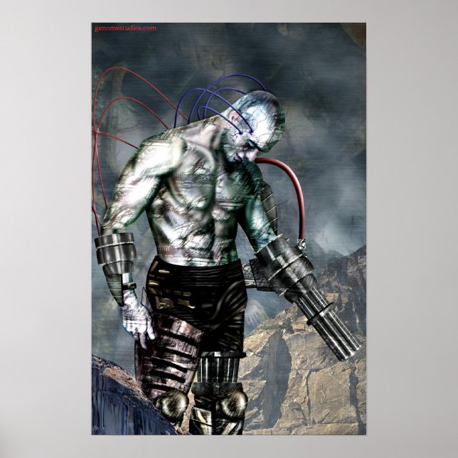 Poster guerreiro relutante (Frente)