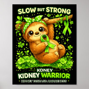 Poster Guerreiro renal lento, mas forte – doença de pregu