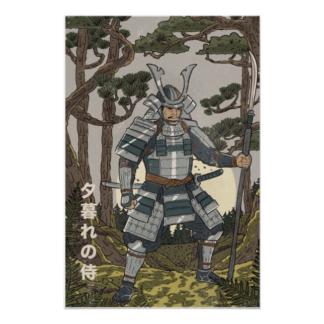 Póster Guerreiro Samurai  (Frente)