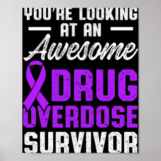 Poster Guerreiro Sobrevivente Consciente de Overdose de D