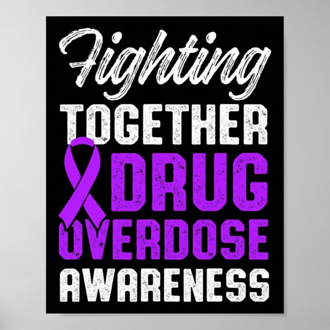 Poster Guerreiro Sobrevivente Consciente de Overdose de D (Frente)