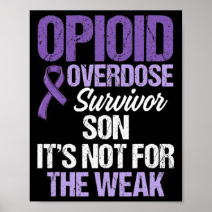 Poster Guerreiro Sobrevivente Consciente de Sobredose de