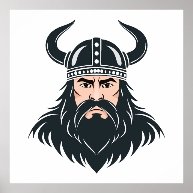 Poster guerreiro viking (Frente)