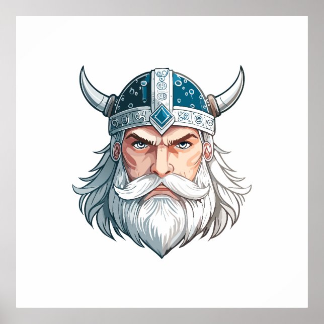 Poster guerreiro viking (Frente)
