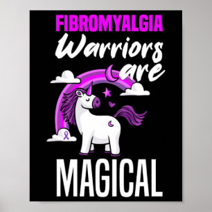 Poster Guerreiros de Fibromialgia São Fibromia Magia Unic