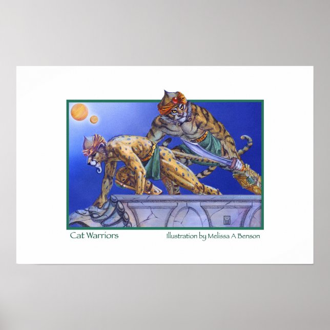 Poster Guerreiros de Gatos (Frente)