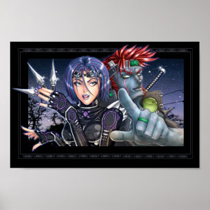 Poster Guerreiros de manga