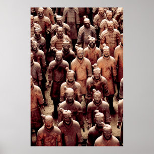 Poster Guerreiros do exército do Terracotta - dinastia d