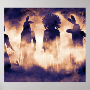 Poster Guerreiros Nativos: Emergência Ancestral Foggy