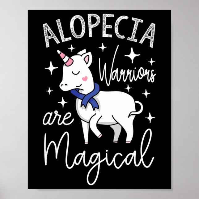 Poster Guerrerres da Alopecia São Mágicos (Frente)