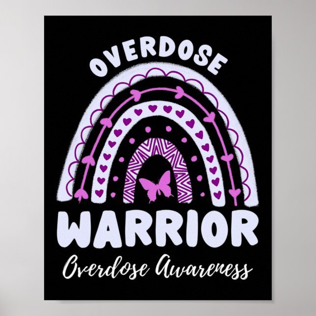 Poster Guerrilheiro do Overdose Arco-íris de Conscientiza (Frente)