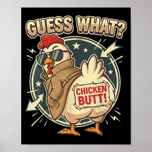 Poster Guess What Chicken Butt  (Frente)