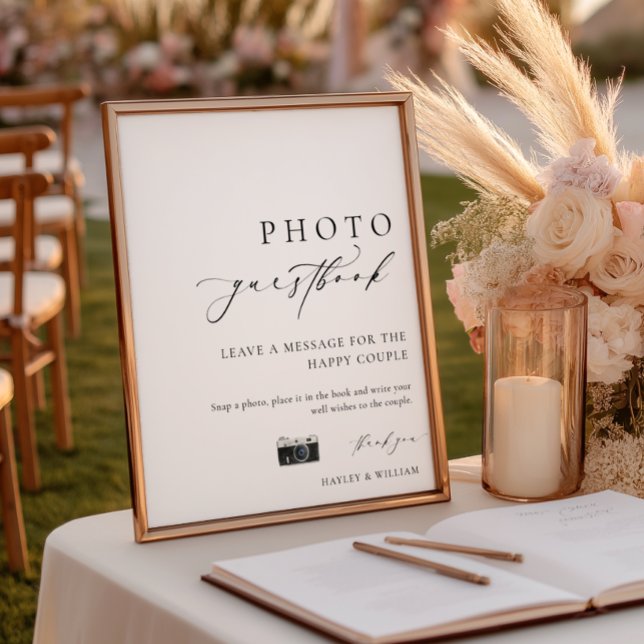 Poster Guestbook de Foto Mínimo de Ellesmere Modern (Criador carregado)