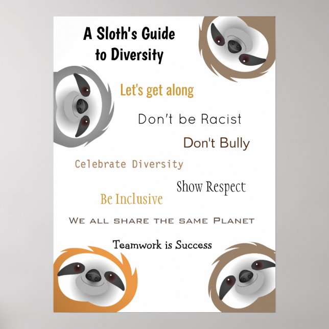 Poster Guia da Diversidade do Grupo de Lúteras (Frente)
