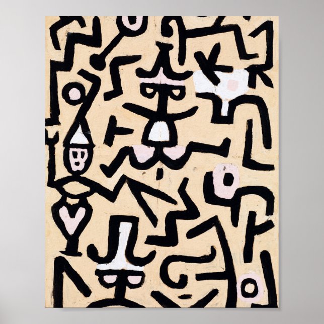 Póster Guia dos Comediantes: Paul Klee 1938 (Frente)