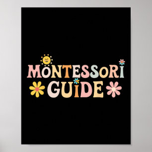 Poster Guia Montessori de Volta às Aulas Primeiro Dia de 