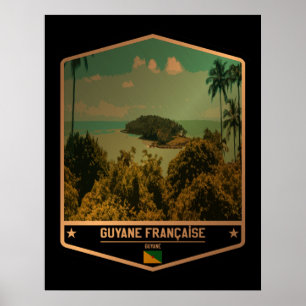 Poster Guiana Francesa