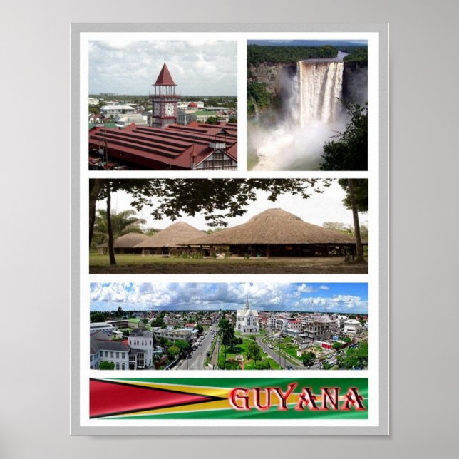 Poster Guiana - Mosaico - (Frente)