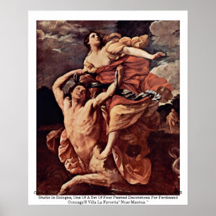 Póster Guido Reni, abducção do Louvre 1620-21 de